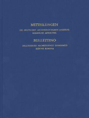 Mitteilungen des Deutschen Archäologischen Instituts