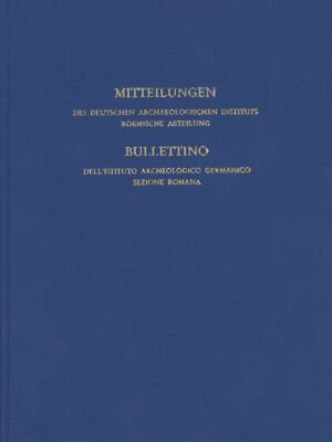 Mitteilungen des Deutschen Archäologischen Instituts