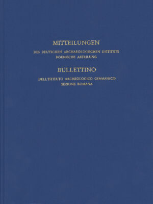 Mitteilungen des Deutschen Archäologischen Instituts